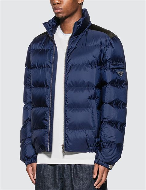 prada men denim jacket|prada down jacket men's.